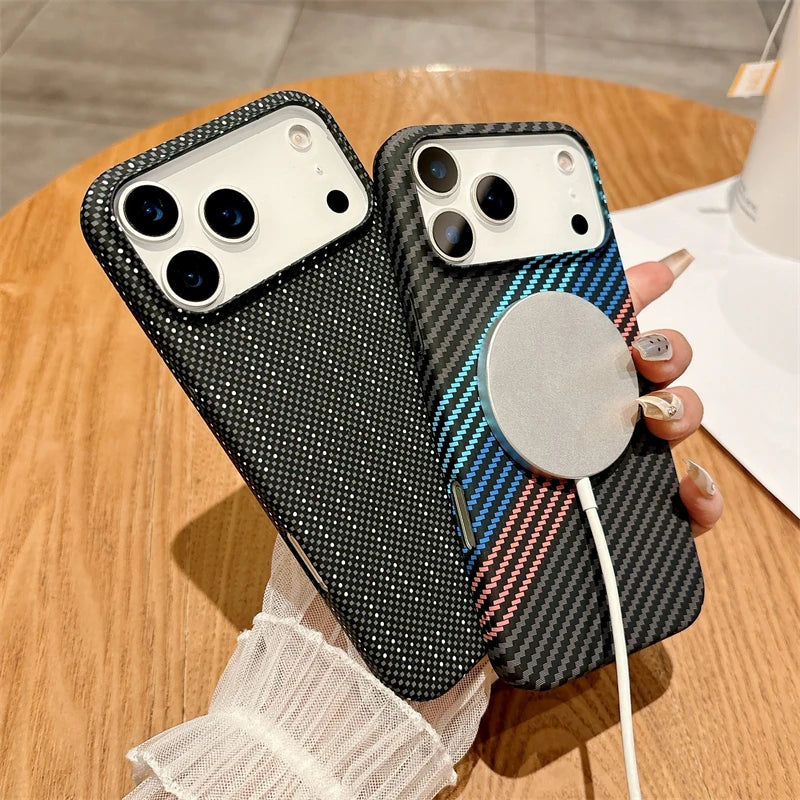 Magsafe Carbon Fiber Texture Case